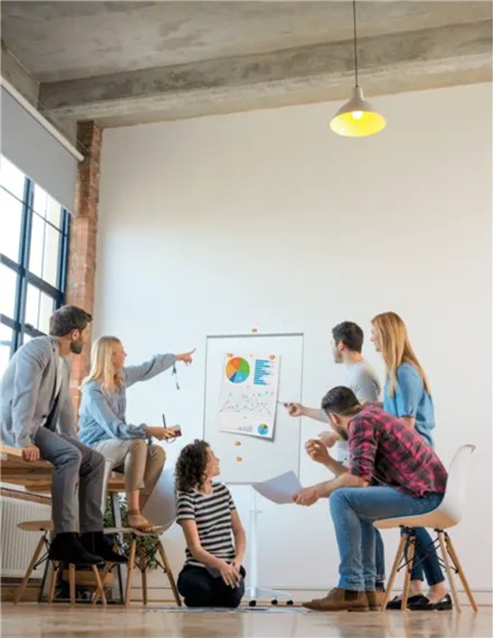 CABALLETE MELAMINA 70 x 105 cm CON RUEDAS