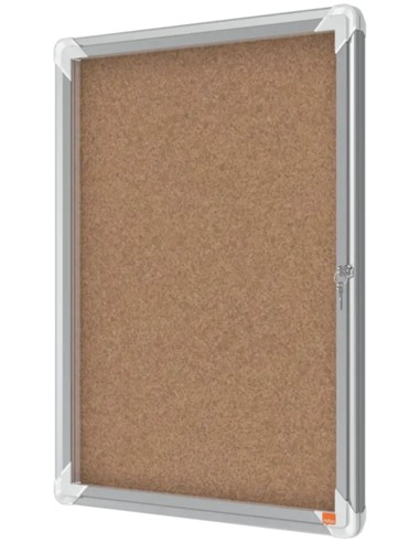 VITRINA CRISTAL y ALUMINIO NOBO 53x69x3,7 cm