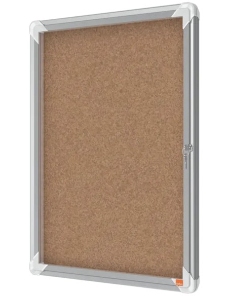 VITRINA CRISTAL y ALUMINIO NOBO 53x69x3,7 cm