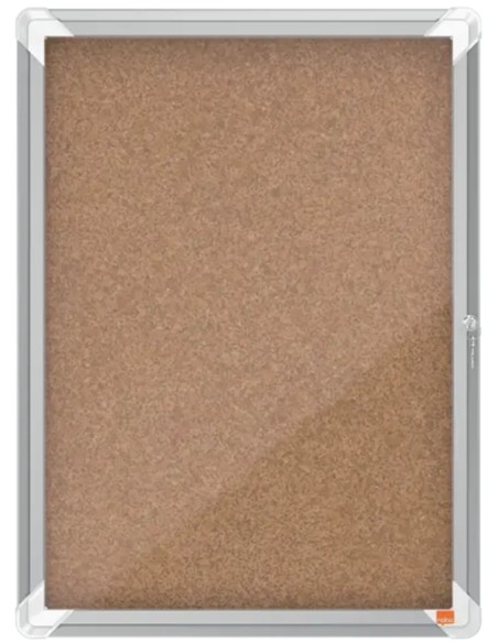VITRINA CRISTAL y ALUMINIO NOBO 53x69x3,7 cm