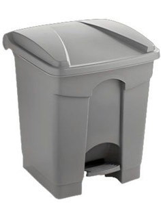 PAPELERA DE PEDAL 30 LITROS PVC