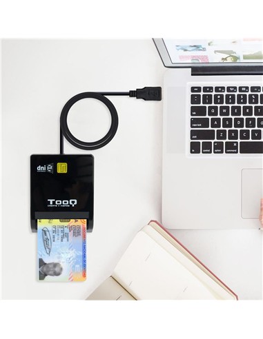 LECTOR DE TARJETAS DNIE TOOQ TQR-210 DNI USB BLACK