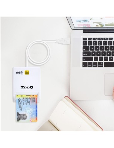 LECTOR DE TARJETAS DNIE TOOQ TQR-210 DNI USB WHITE