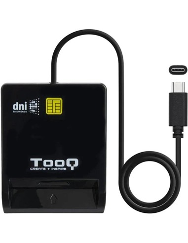 LECTOR DE TARJETAS DNIE TOOQ TQR-211 DNI USB-C BLA