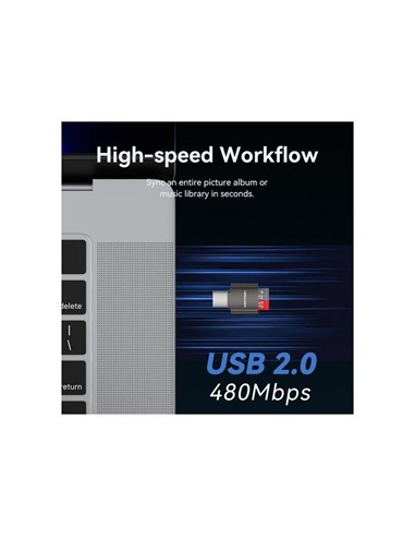 LECTOR DE TARJETAS EXTERNO VENTION USB-C MICROSD B