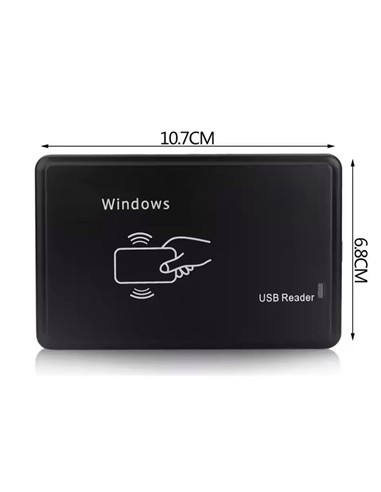 LECTOR DE TARJETAS RFID 125KHZ PORTABLE USB