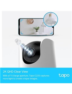CAMARA IP TP-LINK TAPO C225 WIRELESS 2K QHD 360º M 2