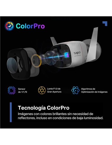 CAMARA IP TP-LINK TAPO C325WB WIRELESS QHD 2K 4MP