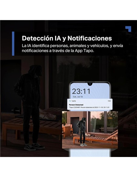 CAMARA IP TP-LINK TAPO C325WB WIRELESS QHD 2K 4MP