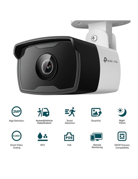 CAMARA IP TP-LINK VIGI BULLET EXTERIOR 2MP 2.8MM I