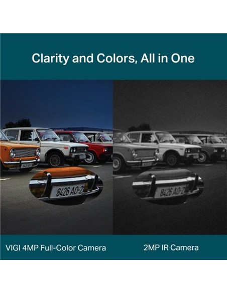 CAMARA IP TP-LINK VIGI PT EXTERIOR 4MP 4MM IR 30M