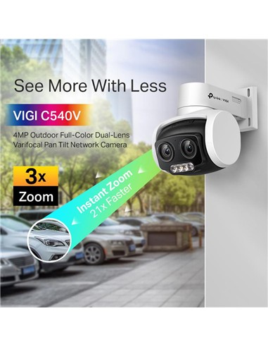 CAMARA IP TP-LINK VIGI PTZ 4MP 2K IP66 FULL COLOR