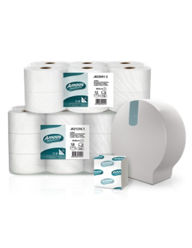 ROLLO PAPEL HIGIENICO INDUSTRIAL 2 CAPAS CELULOSA