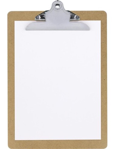 CARPETA PINZA SUPERIOR BASE MADERA PINZA JUMBO