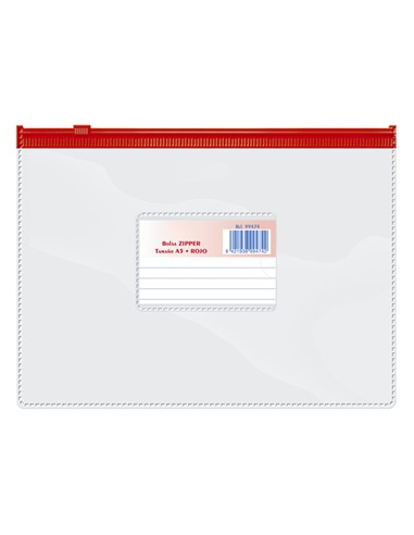 FUNDA TRANSPARENTE CREMALLERA CUARTO