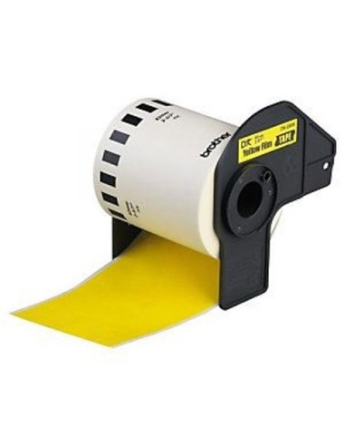 ETIQUETA BROTHER 62x30,48 mm AMARILLA