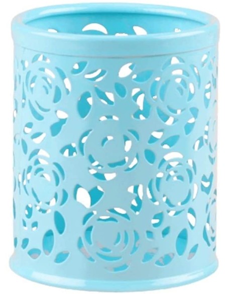 CUBILETE METALICO REJILLA REDONDO PASTEL