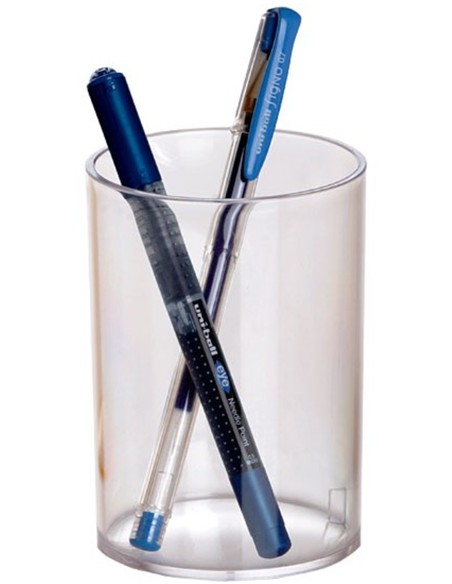 CUBILETE PLASTICO REDONDO TRANSPARENTE