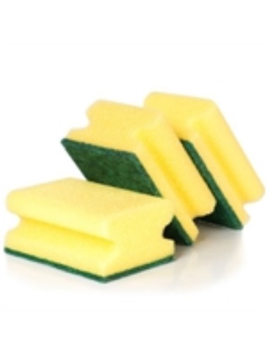 ESTROPAJO VERDE SALVAUÑAS FIBRA (3 unid.)