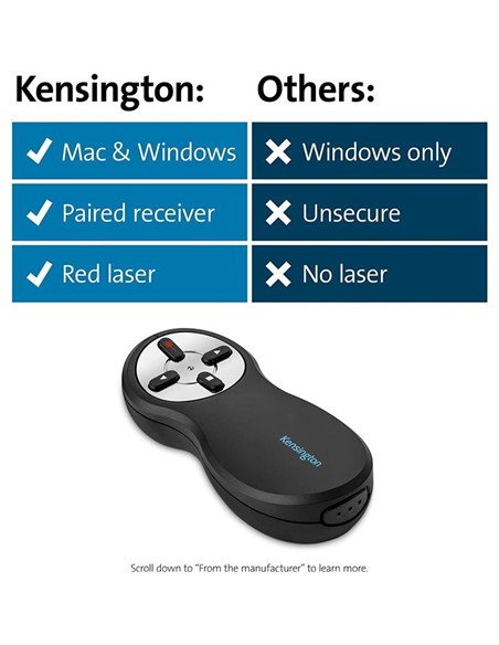 PRESENTADOR LASER KENSINGTON 33374EU INALAMBRICO B
