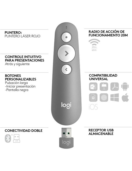 PRESENTADOR LOGITECH R500S INALAMBRICO