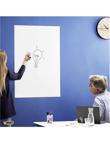 ROLLO PIZARRA BLANCA VELLEDA ADHESIVA 100 x 200 cm