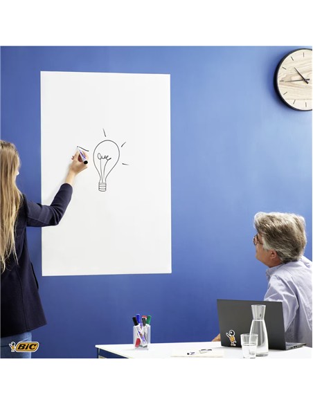 ROLLO PIZARRA BLANCA VELLEDA ADHESIVA 100 x 200 cm