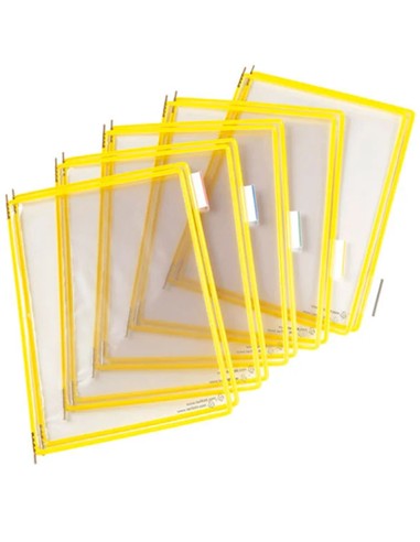 FUNDA CLASIFICADOR PARED TARIFOLD AMARILLA