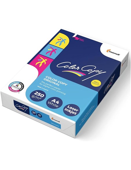 PAPEL DIN A4 250 gr LASER COLOR COPY 125 hojas