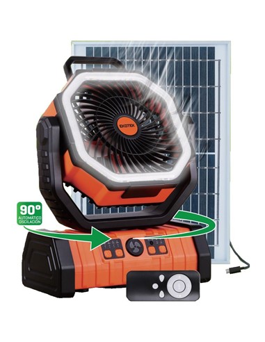 VENTILADOR RECARGABLE SOLAR KYMPO