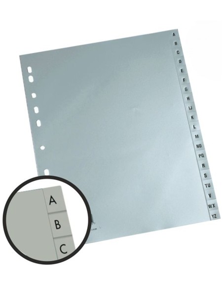SEPARADOR FOLIO PLASTICO A-Z