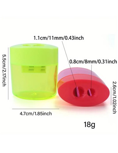 AFILADOR CON DEPOSITO DOBLE USO