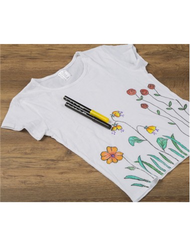 ESTUCHE ROTULADOR GIOTTO TEXTILE 6 UNID.