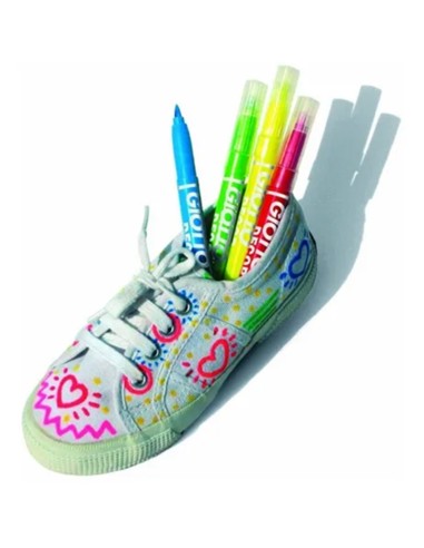 ESTUCHE ROTULADOR GIOTTO TEXTILE 12 unid.