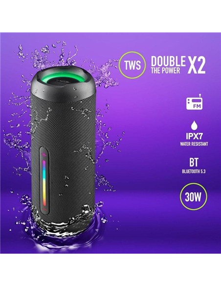ALTAVOCES NGS ROLLER FURIA 2 RGB PORTATIL WATERPRO