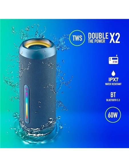 ALTAVOCES NGS ROLLER FURIA 3 RGB PORTATIL WATERPRO