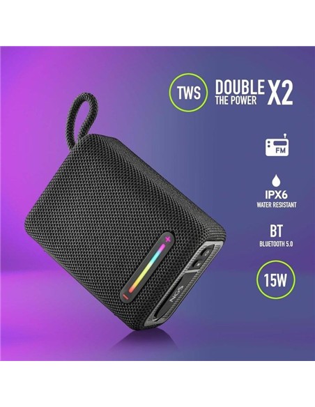 ALTAVOCES NGS ROLLER FURIA RGB PORTATIL WATERPROOF