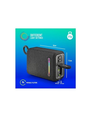 ALTAVOCES NGS ROLLER FURIA RGB PORTATIL WATERPROOF