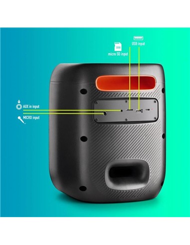 ALTAVOCES NGS WILDSWAG 80W LED USB/SD/BLUETOOTH/MI