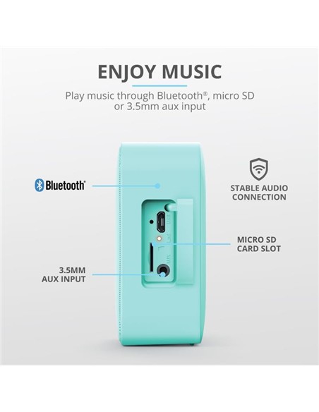 ALTAVOCES TRUST ZOWY WIRELESS BLUETOOTH MINT