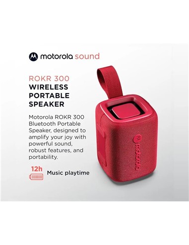 ALTAVOZ MOTOROLA ROKR 300 WIRELESS BLUETOOTH 5.3 I