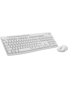 TECLADO + RATON LOGITECH MK295 WIRELESS WHITE 2