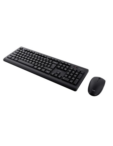 TECLADO + RATON TRUST PRIMO WIRELESS BLACK