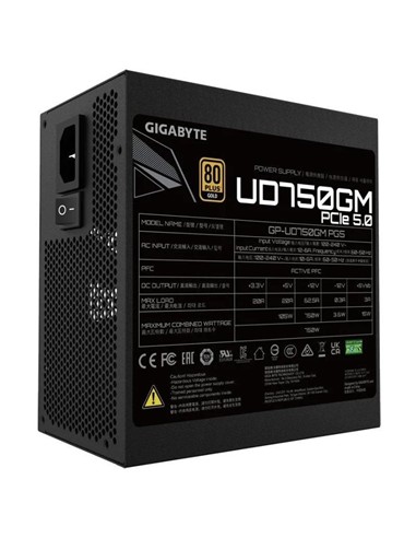 FUENTE DE ALIMENTACION GIGABYTE UD 750W PG5  80+ M