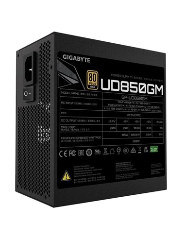 FUENTE DE ALIMENTACION GIGABYTE UD 850W 80+ MODULA