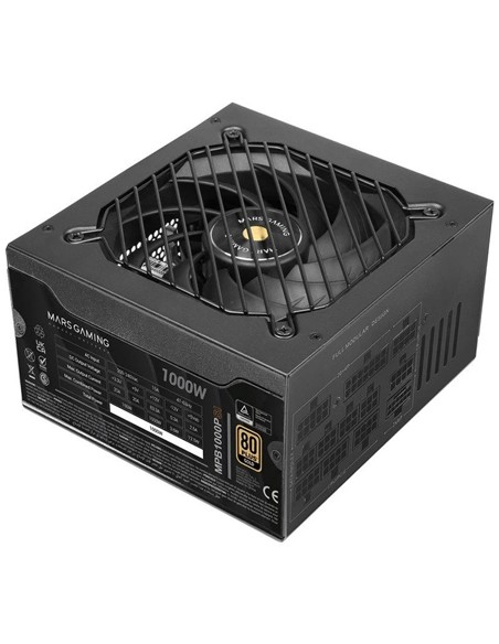 FUENTE DE ALIMENTACION MARS GAMING MBP 1000W 80+ G