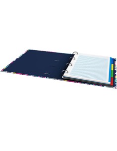 CARPETA 4 ANILLAS FOLIO GOMA Y RECAMBIO NO RULES 2