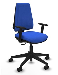 SILLA ELCHE AZUL BRAZOS REGULABLES