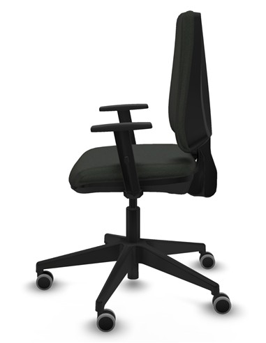 SILLA ELCHE NEGRO BRAZOS REGULABLES