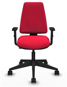 SILLA ELCHE ROJA BRAZOS REGULABLES 2